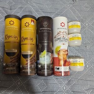 Drinkworks Kaluha and Margarita and Long Island and Daiquiri